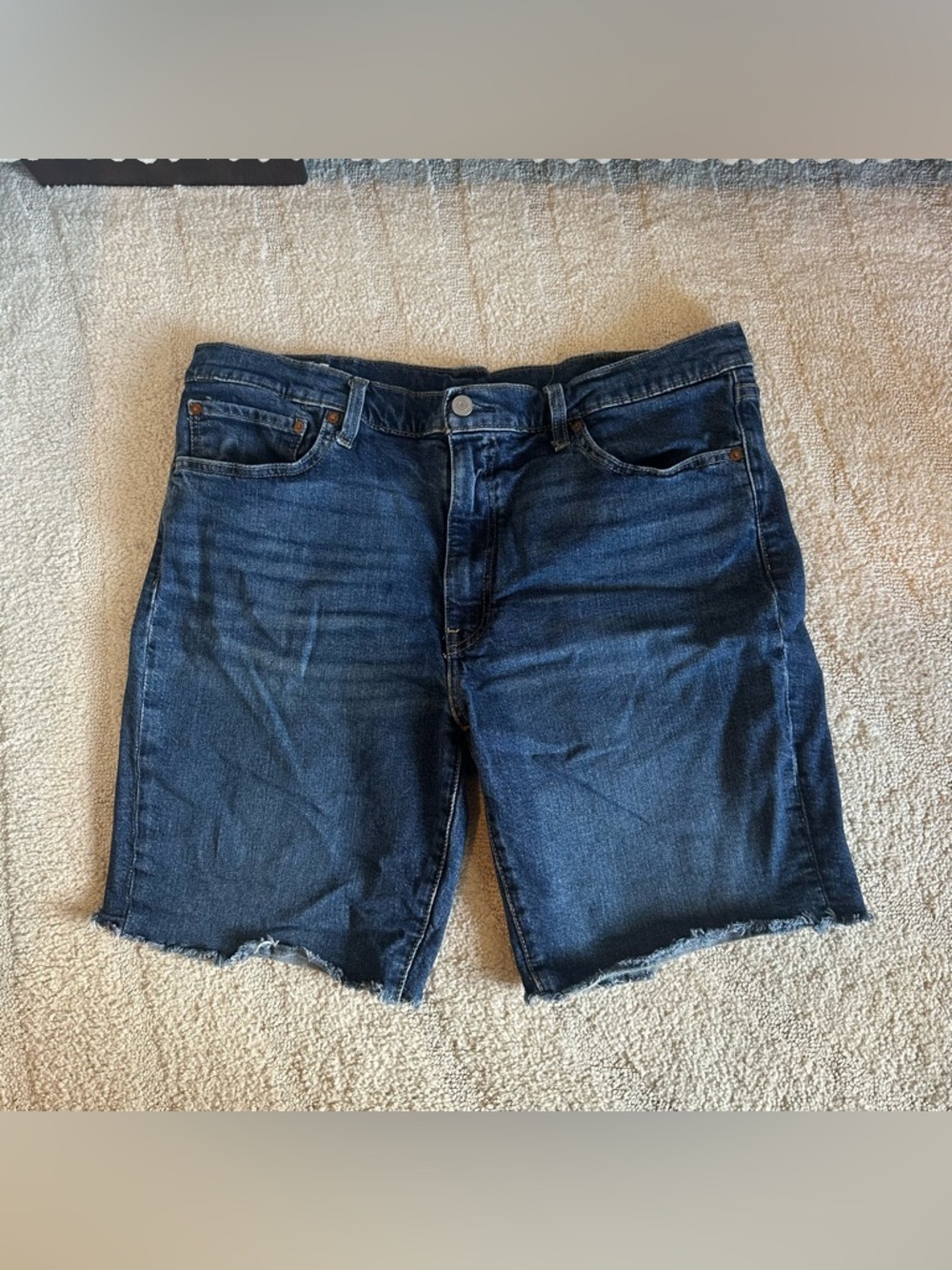Levi’s Men’s 511 Cutoff Blue Denim Jean Shorts